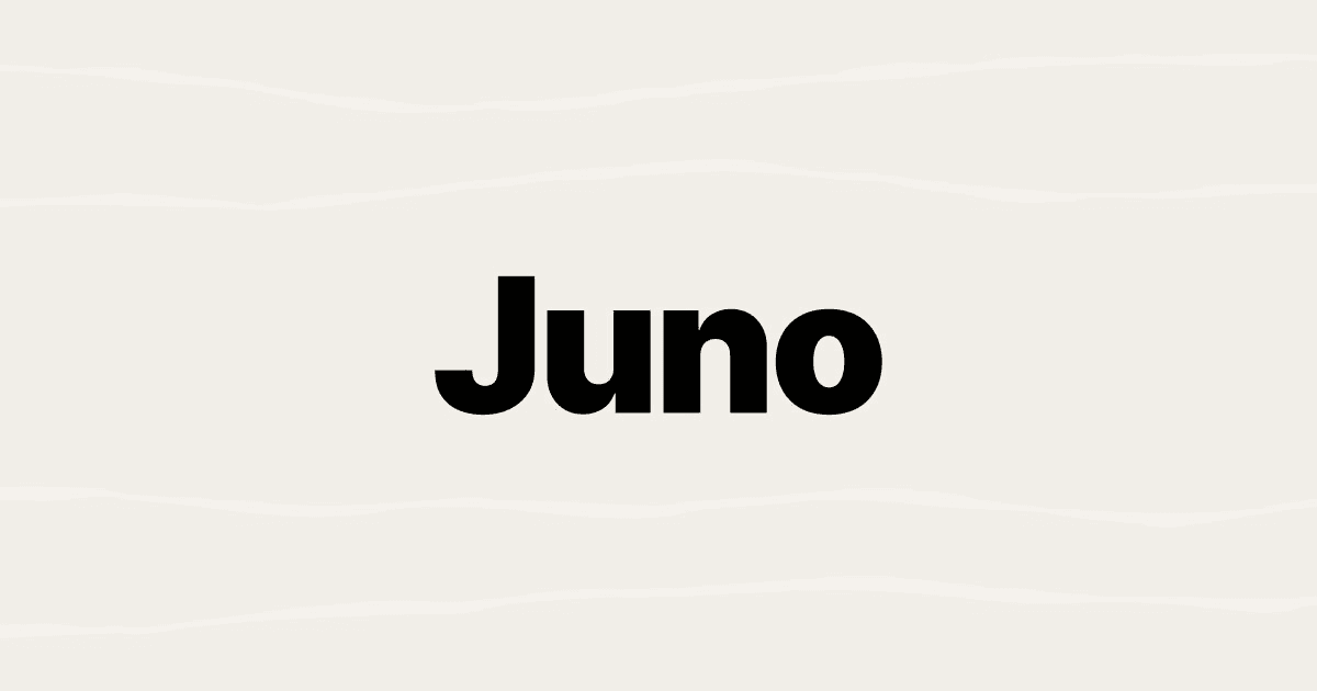 The Juno wordmark on the Anthropic customer story card.
